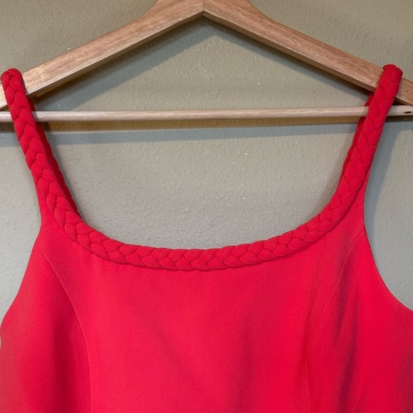 SACHIN + BABI Womens Steph Coral Stretch Crepe Midi Dress NWT Size US 8 $450 - Picture 4 of 10